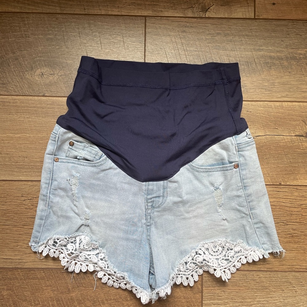 Pinkblush Maternity Jean Shorts
